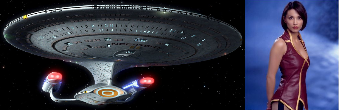 The Enterprise NCC-1701D from Star Trek and the Andromeda avatar from Andromeda [3].