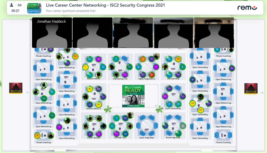 Screenshot showing a map with several tables grouped by section (described in the blog text).