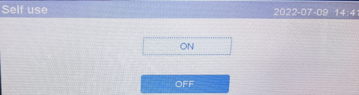 Two buttons.  "On" is selected as described in the blog post text.