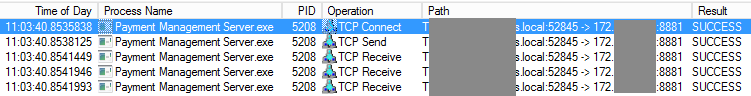 using procmon to monitor file access